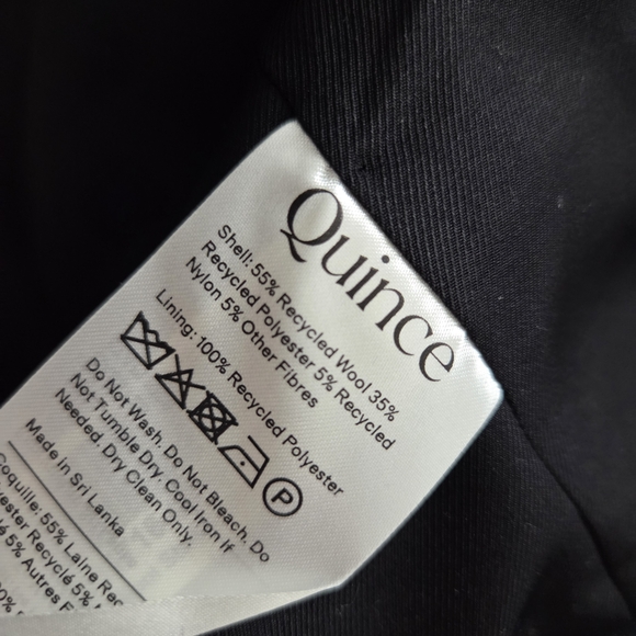 Quince Black Italian Wool Blazer - Picture 6 of 7